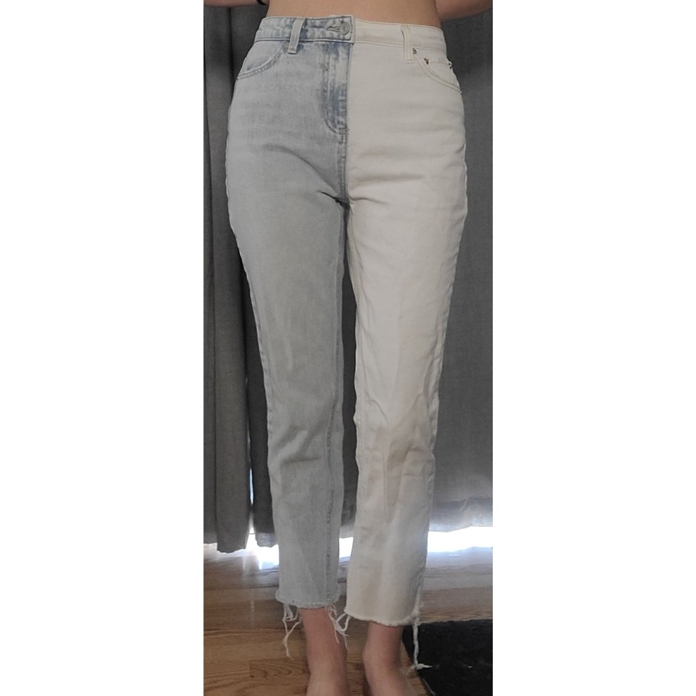 Two toned jeans
